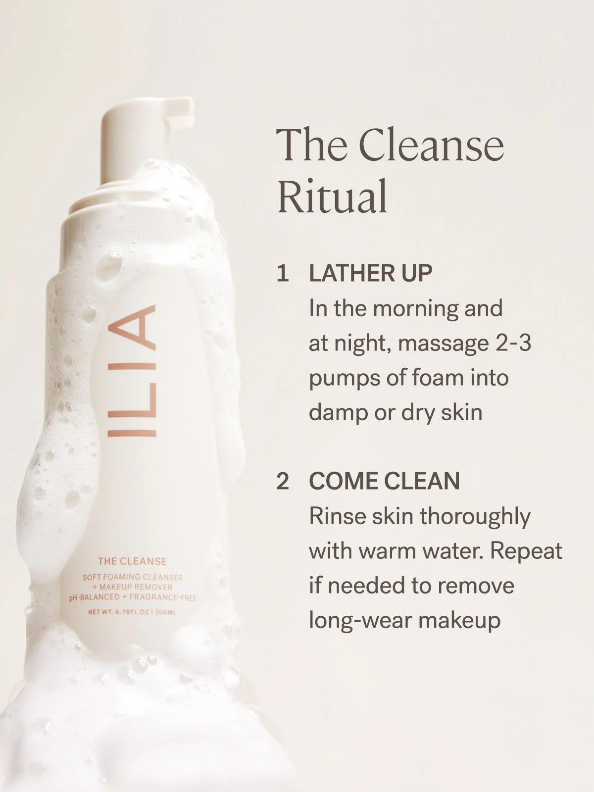 The Cleanse Soft Foaming Cleanser 4 The Cleanse Soft Foaming Cleanser